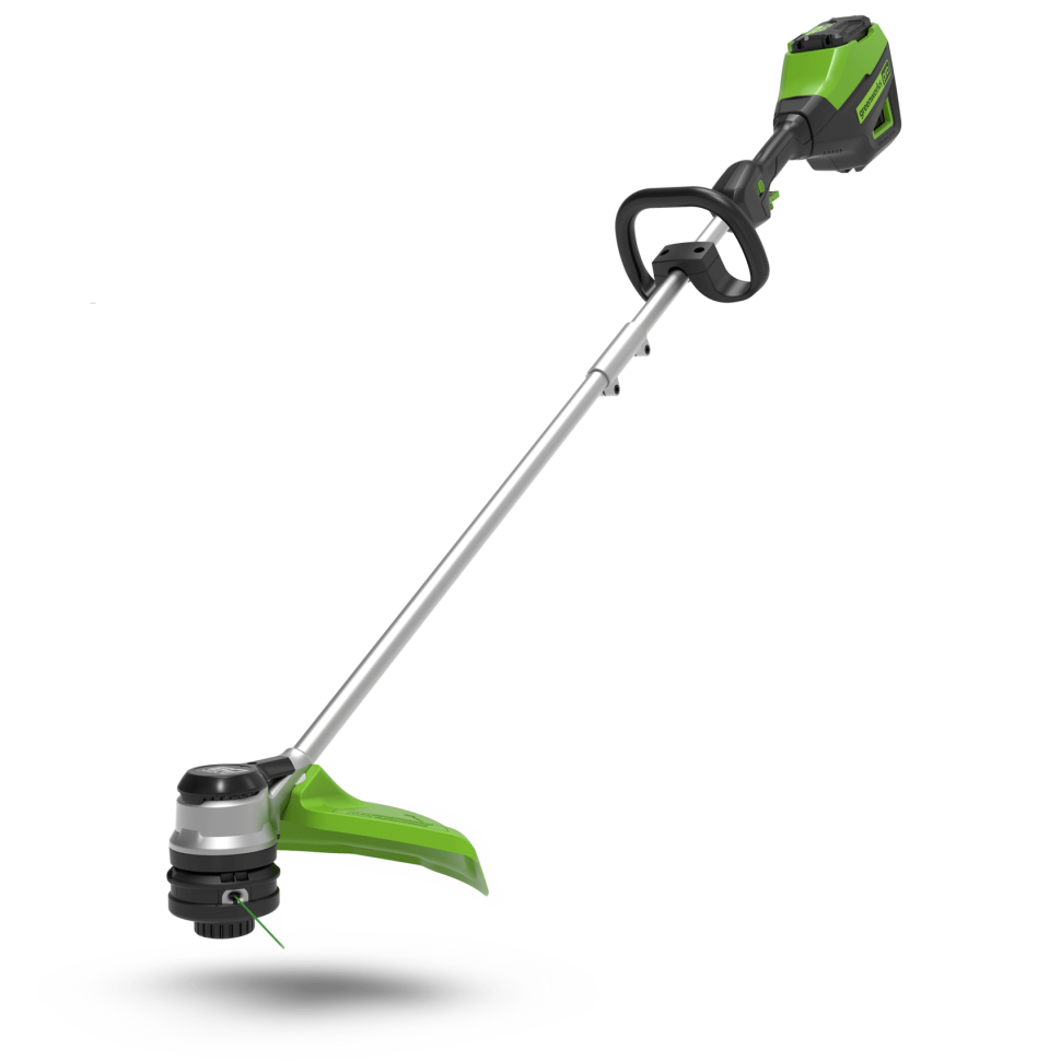 Триммер Greenworks GD60LTk5 Gen 2, 60v, 40 см, в комплекте с АКБ 5 А·ч и ЗУ (аккумуляторный)