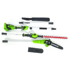 Сучкорез и кусторез Greenworks GD40PSH Gen 2, 40v, 25 см, без АКБ и ЗУ (аккумуляторный, 2в1)