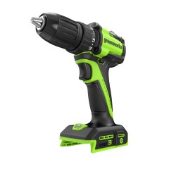 Дрель-шуруповерт акк. Greenworks DD345, 24V, б/щет, 27/45 Нм,13мм,без АКБ и ЗУ 