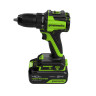 Дрель-шуруповерт акк. Greenworks DD345, 24V, б/щет, 27/45 Нм, 0-450 / 0-1850 об/мин, 13мм, 1х4Ач, ЗУ, коробка