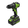 Дрель-шуруповерт акк. Greenworks DD345, 24V, б/щет, 27/45 Нм, 0-450 / 0-1850 об/мин, 13мм, 1х4Ач, ЗУ, коробка