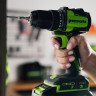 Дрель-шуруповерт акк. Greenworks DD345, 24V, б/щет, 27/45 Нм, 0-450 / 0-1850 об/мин, 13мм, 1х4Ач, ЗУ, коробка