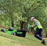 Газонокосилка Greenworks 82LM30S, 82v, 76 см, 4.4 кВт (6 лс), без АКБ и ЗУ (аккумуляторная, самоходная)