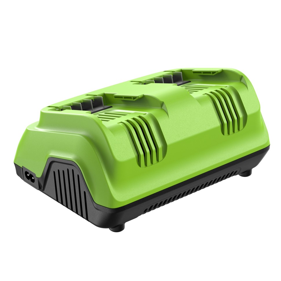 Ультрабыстрое двойное зарядное устройство Greenworks G24X2C8, 24V, 8A 