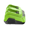 Ультрабыстрое двойное зарядное устройство Greenworks G24X2C8, 24V, 8A 