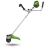 Триммер Greenworks GD60BCBk5 Gen 2, 60v, 40 см, в комплекте с АКБ 5 А·ч и ЗУ (аккумуляторный, нож)