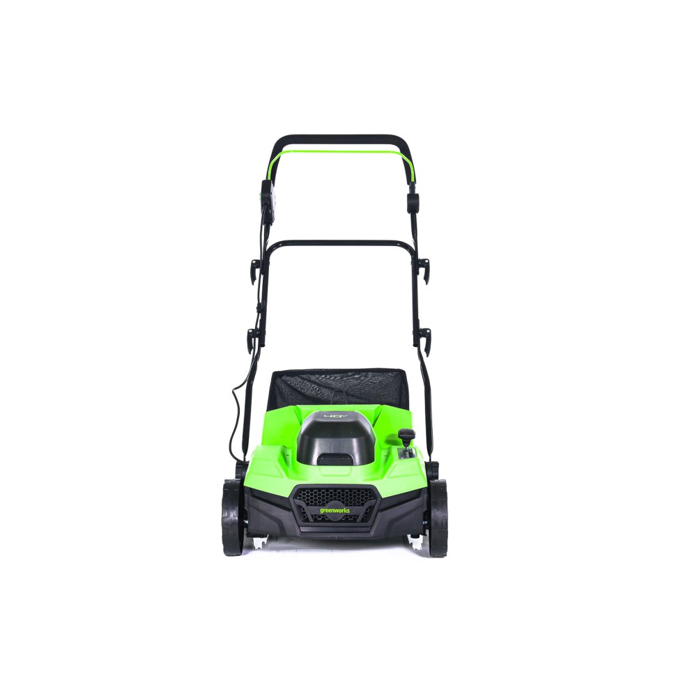 Аэратор скарификатор Greenworks GD40SC38II, 40v, 38 см, без АКБ и ЗУ (аккумуляторный)