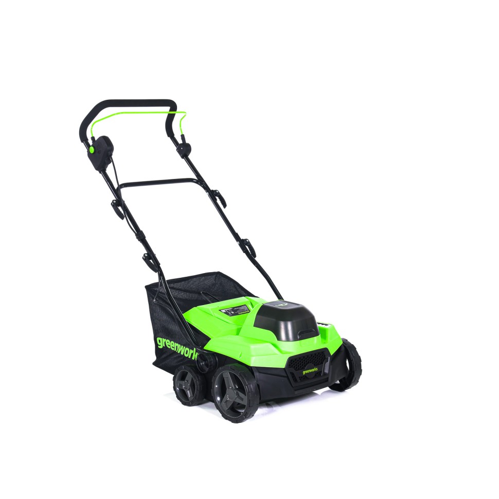 Аэратор скарификатор Greenworks GD40SC38II, 40v, 38 см, без АКБ и ЗУ (аккумуляторный)