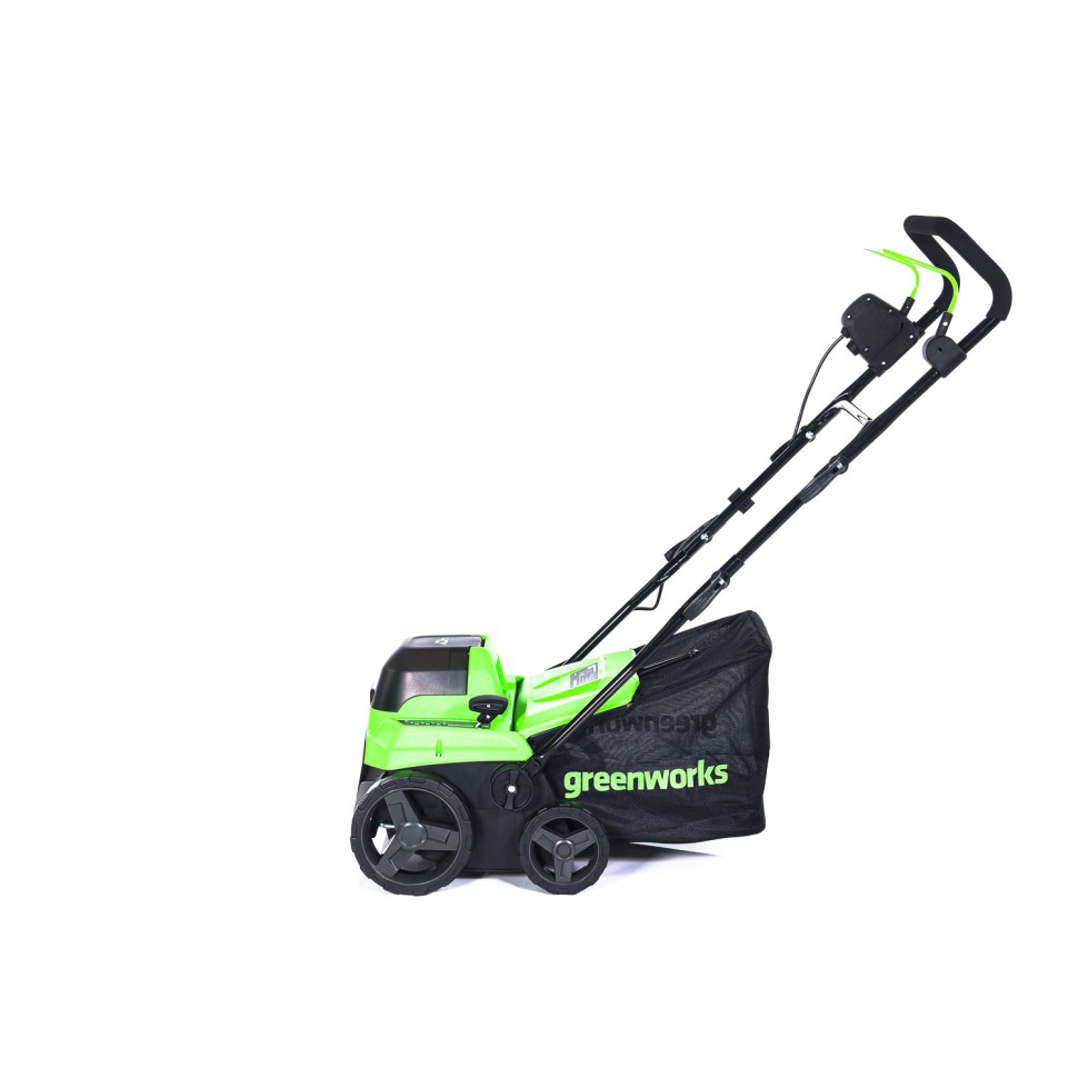 Аэратор скарификатор Greenworks GD40SC38II, 40v, 38 см, без АКБ и ЗУ (аккумуляторный)