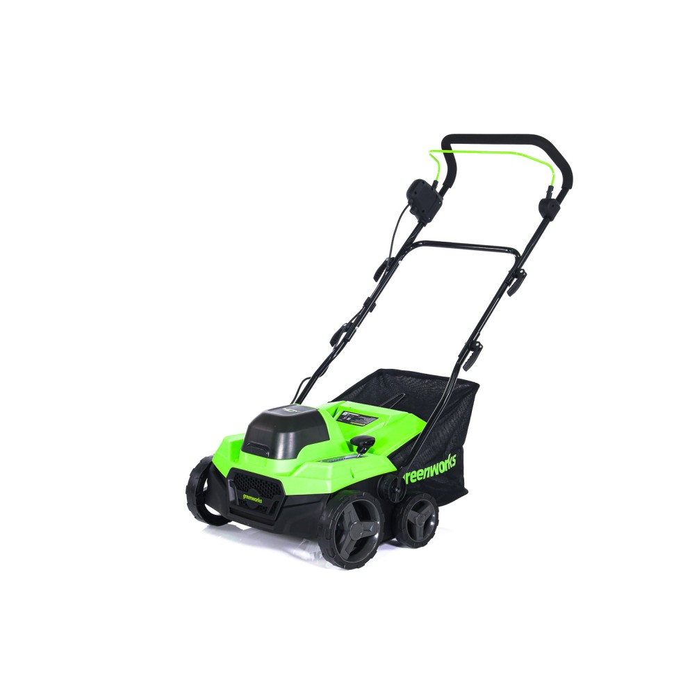 Аэратор скарификатор Greenworks GD40SC38II, 40v, 38 см, без АКБ и ЗУ (аккумуляторный)