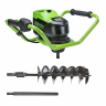 Бур Greenworks GC-AUGER, 82v, без АКБ и ЗУ (аккумуляторный)
