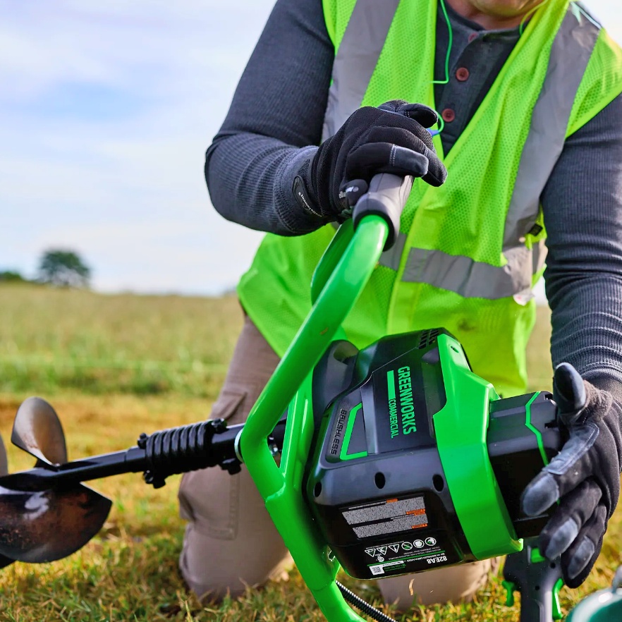 Бур Greenworks GC-AUGER, 82v, без АКБ и ЗУ (аккумуляторный)