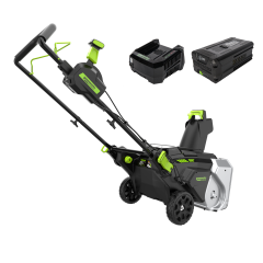 Снегоуборщик Greenworks 82SN22k5, 82v, 56 см, 2.9 кВт, 3.9 л.с, в комплекте АКБ 5 А·ч и ЗУ (аккумуляторный)