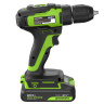 Дрель-шуруповерт акк. Greenworks GD24DD35, 24V, б/щет, 29/35Нм,1x2Ач,ЗУ,коробка