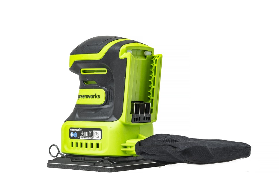 Плоскошлифовальная машина Greenworks G24SS14, 24v, без АКБ и ЗУ (аккумуляторная)