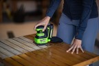 Плоскошлифовальная машина Greenworks G24SS14, 24v, без АКБ и ЗУ (аккумуляторная)