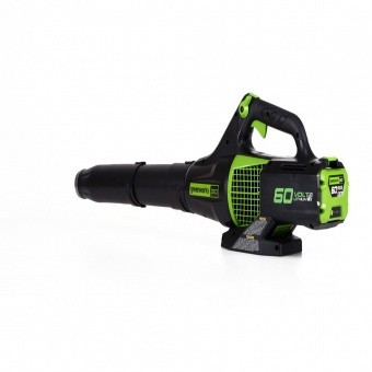 Аккумуляторный воздуходув Greenworks GD60ABk4, 60v, 260 км/ч, 1050 м³/ч, в комплекте с АКБ 4 А·ч и ЗУ