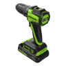 Дрель-шуруповерт акк. Greenworks DD345, 24V, б/щет, 27/45 Нм,13мм,1х2Ач,ЗУ,коробка