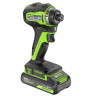Винтоверт ударный акк. Greenworks ID3170, 24V, б/щет, 0-3200об/мин, 4000 уд/мин, HEX 1/4, 170Нм,2х2Ач,ЗУ,коробка