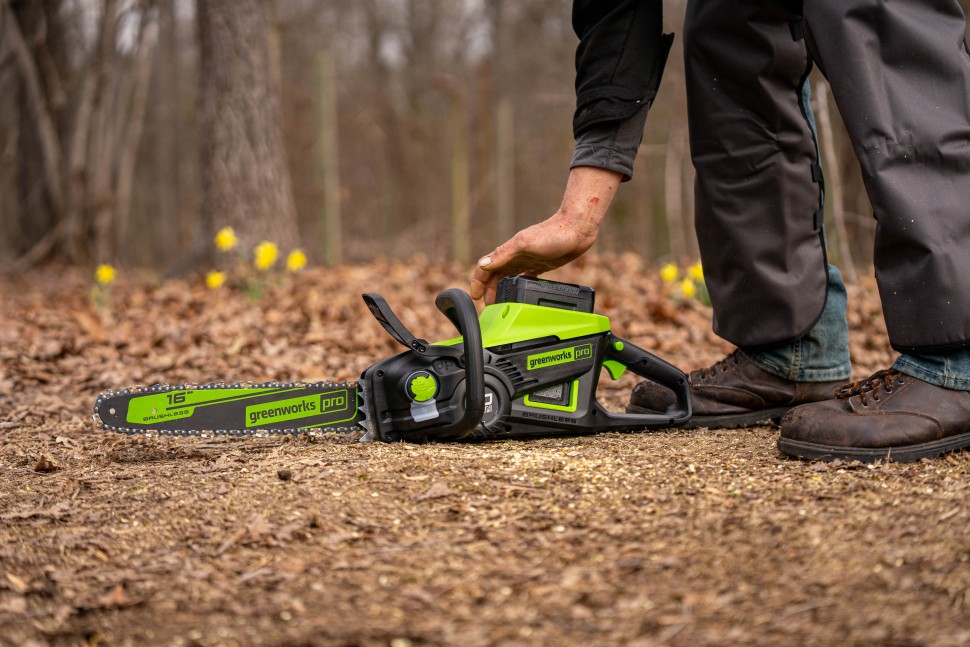 Цепная пила Greenworks GD60CS25 Gen 3, 60v, 40 см, без АКБ и ЗУ (аккумуляторная)