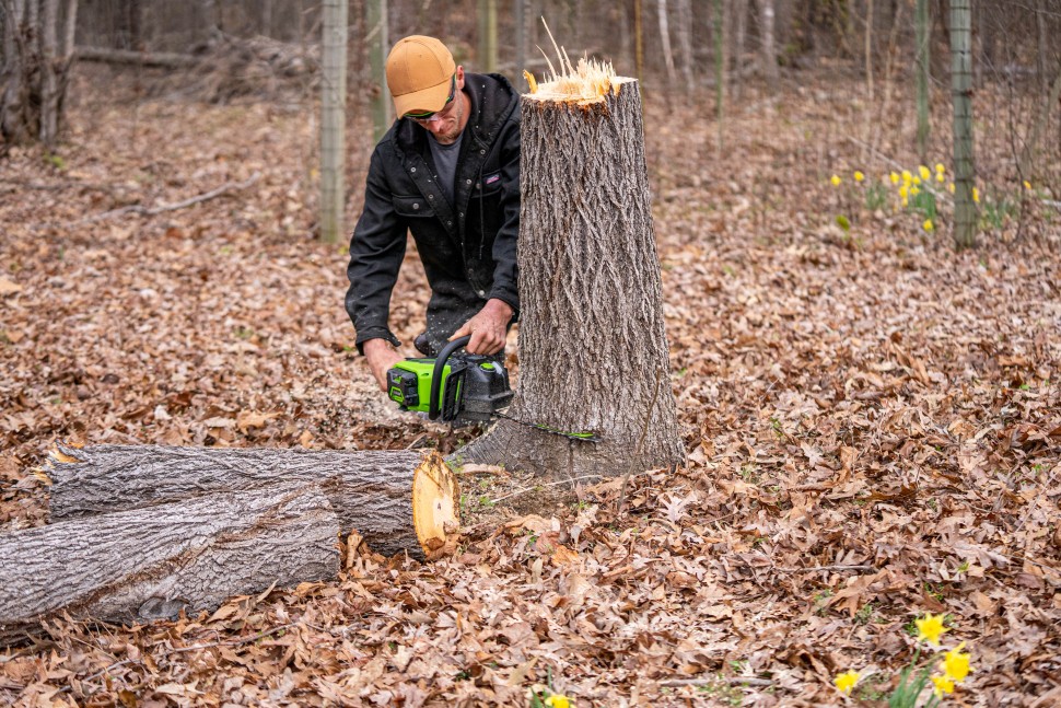 Цепная пила Greenworks GD60CS25 Gen 3, 60v, 40 см, без АКБ и ЗУ (аккумуляторная)