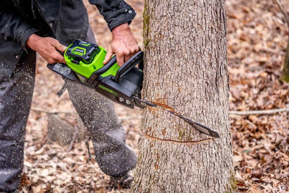 Цепная пила Greenworks GD60CS25 Gen 3, 60v, 40 см, без АКБ и ЗУ (аккумуляторная)