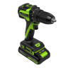 Дрель-шуруповерт акк. Greenworks DD345, 24V, б/щет, 27/45 Нм,13мм,2х2Ач,ЗУ,коробка