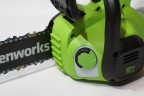 Цепная пила Greenworks G24CS25 Gen 2, 24v, 25 см, без АКБ и ЗУ (аккумуляторная)