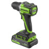 Дрель-шуруповерт акк. Greenworks DD560, 24V, б/щет, 30/60 Нм,13мм, Anti-kickback,1х2Ач,ЗУ,коробка