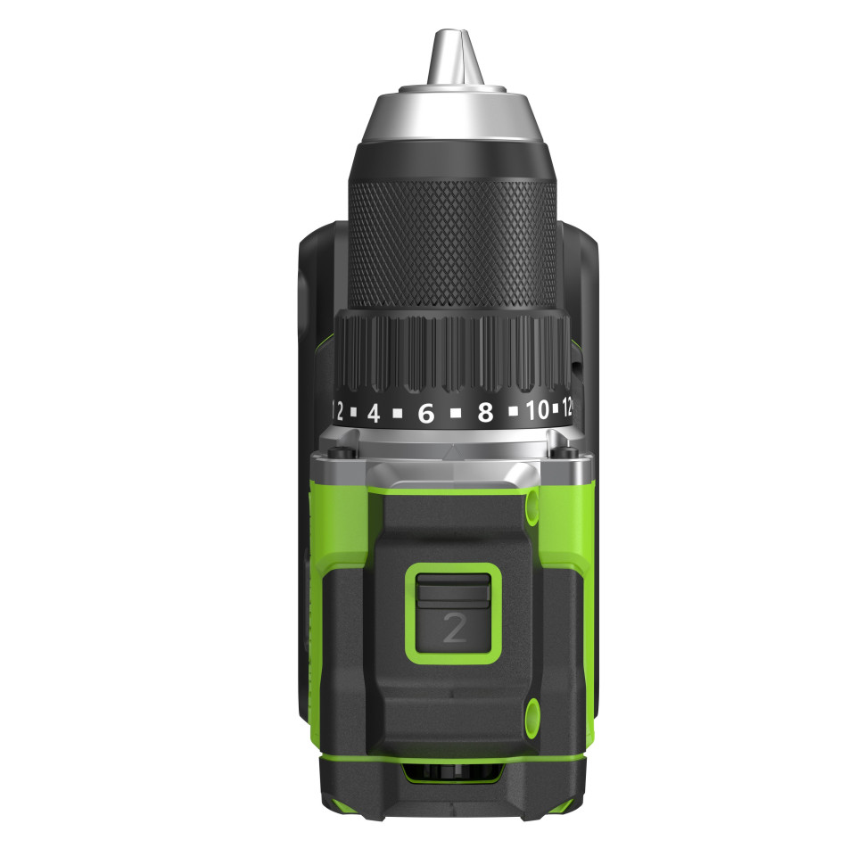 Дрель-шуруповерт акк. Greenworks DD560, 24V, б/щет, 30/60 Нм,13мм, Anti-kickback,1х2Ач,ЗУ,коробка