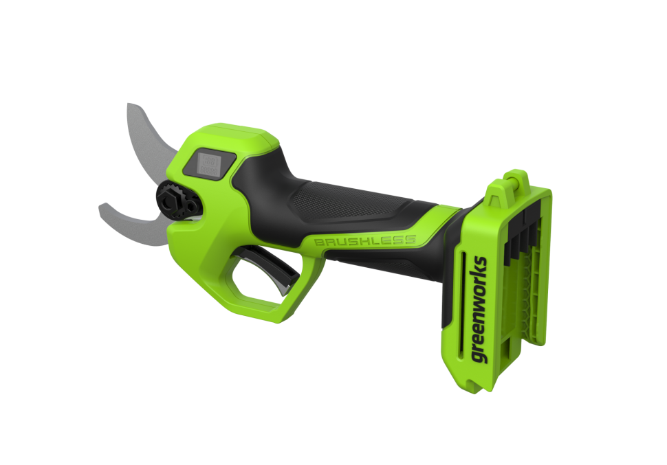 Аккумуляторный секатор Greenworks PR24320k2, 24V, 32 мм, в комплекте с АКБ 2 А·ч и ЗУ