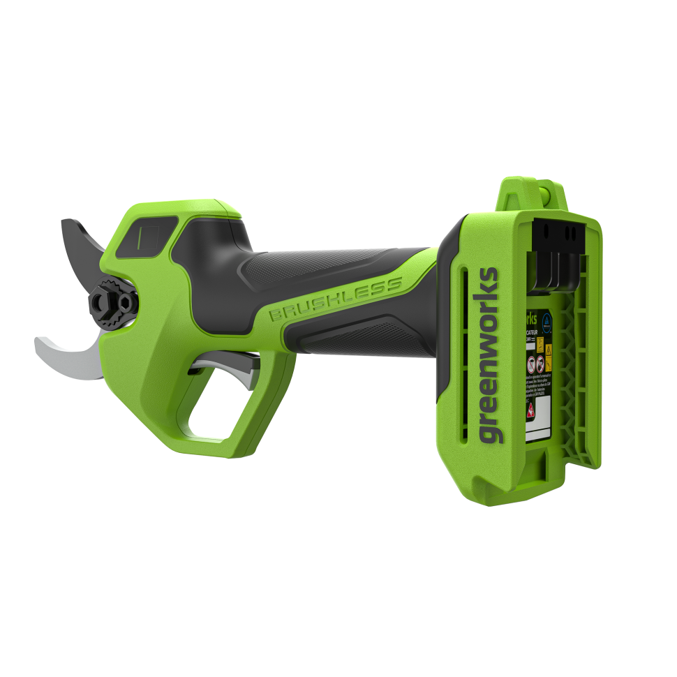 Аккумуляторный секатор Greenworks PR24320k2, 24V, 32 мм, в комплекте с АКБ 2 А·ч и ЗУ