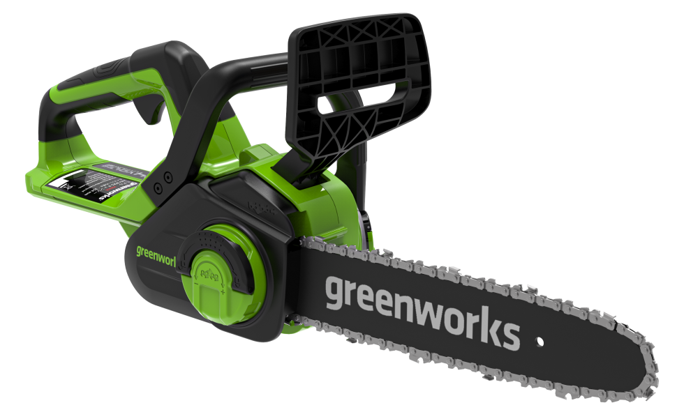 Цепная пила Greenworks G24CS25k2 Gen 2, 24v, 25 см, в комплекте с АКБ 2 А·ч и ЗУ (аккумуляторная)