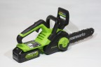 Цепная пила Greenworks G24CS25k2 Gen 2, 24v, 25 см, в комплекте с АКБ 2 А·ч и ЗУ (аккумуляторная)