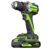 Дрель-шуруповерт акк. Greenworks DD560, 24V, б/щет, 30/60 Нм,13мм, Anti-kickback,2х2Ач,ЗУ,коробка