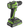 Дрель-шуруповерт акк. Greenworks DD560, 24V, б/щет, 30/60 Нм,13мм, Anti-kickback,2х2Ач,ЗУ,коробка