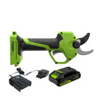 Аккумуляторный секатор Greenworks PR24320k4, 24V, 32 мм, в комплекте с АКБ 4 А·ч и ЗУ
