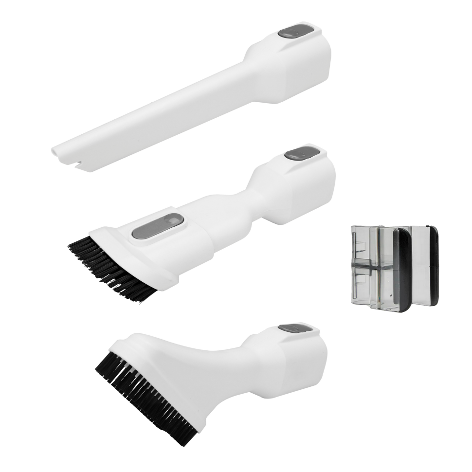 Аккумуляторный вертикальный пылесос Greenworks SV24532, 24v, 350 Вт, 21 кПа, 4 насадки, белый+зеленый, без АКБ с ЗУ