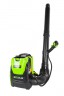 Ранцевый воздуходув Greenworks GD60BPB, 60v, 225 км/ч, без АКБ и ЗУ (аккумуляторный)