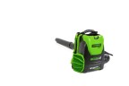 Ранцевый воздуходув Greenworks GD60BPB, 60v, 225 км/ч, без АКБ и ЗУ (аккумуляторный)