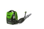 Ранцевый воздуходув Greenworks GD60BPB, 60v, 225 км/ч, без АКБ и ЗУ (аккумуляторный)