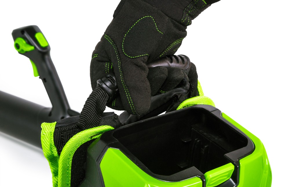 Ранцевый воздуходув Greenworks GD60BPB, 60v, 225 км/ч, без АКБ и ЗУ (аккумуляторный)