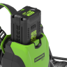 Ранцевый воздуходув Greenworks GD60BPB, 60v, 225 км/ч, без АКБ и ЗУ (аккумуляторный)