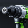 Ударная дрель-шуруповерт Greenworks GD24DD60k2, 24v, 60 Нм, в комплекте АКБ 2 А·ч и ЗУ (аккумуляторная, кейс)