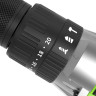 Ударная дрель-шуруповерт Greenworks GD24DD60k2, 24v, 60 Нм, в комплекте АКБ 2 А·ч и ЗУ (аккумуляторная, кейс)