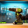 Ударная дрель-шуруповерт Greenworks GD24DD60k2, 24v, 60 Нм, в комплекте АКБ 2 А·ч и ЗУ (аккумуляторная, кейс)