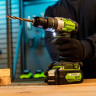Ударная дрель-шуруповерт Greenworks GD24DD60k2, 24v, 60 Нм, в комплекте АКБ 2 А·ч и ЗУ (аккумуляторная, кейс)