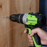 Ударная дрель-шуруповерт Greenworks GD24DD60k2, 24v, 60 Нм, в комплекте АКБ 2 А·ч и ЗУ (аккумуляторная, кейс)