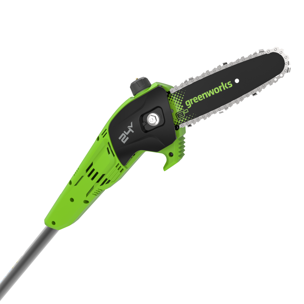 Высоторез/Сучкорез аккумуляторный GreenworksG24PS201, 24V, 20 см, без АКБ и ЗУ 