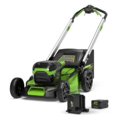 Газонокосилка Greenworks GD60LM51SPk4 Gen 2, 60v, 51 см, в комплекте с АКБ 4 А·ч и ЗУ (аккумуляторная, самоходная)